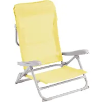 Outwell Seaford Relaxstoel - Strandstoel opvouwbaar - Geel