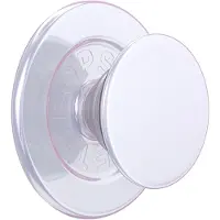 PopSockets , Smartphone PopGrip MagSafe Standaard en Selfie Functie Stevige Bevestiging, Wit