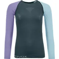 Ortovox - Women's 120 Comp Light Long Sleeve - Merino-ondergoed XL, blauw