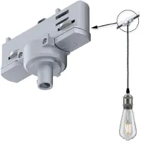 Paulmann 91385 230V-railsysteemcomponenten Pendelophanging ProRail3 Zilver
