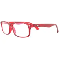Montana Leesbril Blf83-B Matte Red Bourgonds Blue Light Block +2.50