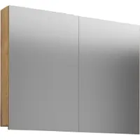 VCM VCB1 spiegelkast 80 cm, honing eiken decor.