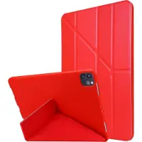 Mobigear Tablethoes geschikt voor Apple iPad Pro 11 Inch (2020) Hoes | Origami Bookcase - Rood