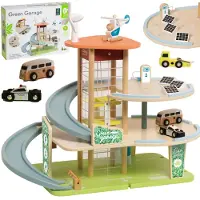 ClassicWorld Classic World Houten Duurzame Garage met Accessoires, 19dlg.
