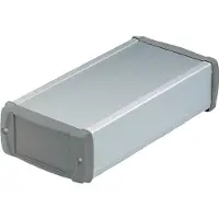 Bopla BOS Ecoline ELP 1050-200 83105200.MT7 Universele behuizing 200 x 106 x 52 Aluminium, ABS Natuur, Zwart (RAL 9005) 1 stuk(s)