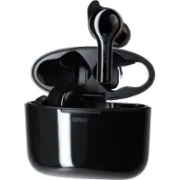Boompods Bassline GO In Ear oordopjes Bluetooth Zwart Headset, Volumeregeling, Bestand tegen zweet, Touchbesturing