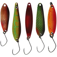 Kinetic Multipack Spoons Mix – Forellepels Set 5 Stuks - Maat : Mix 2