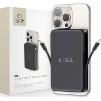 Tech-Protect Life Plus MagSafe Draadloze Powerbank 10000 MAh Zwart