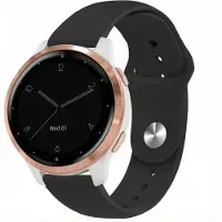 IMoshion Siliconen Sport bandje - Universeel 18 mm aansluiting - Zwart