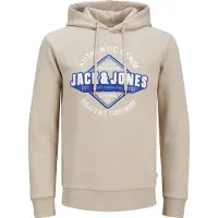 Jack & Jones Sweatshirt beige / azuur / wit