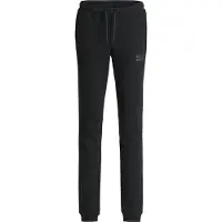 Jack & Jones JUNIOR joggingbroek JPSTGORDON zwart Jongens Sweat Effen - maat 164