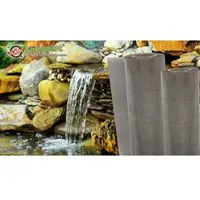 Aquagart Roestvrijstalen gaas van 60 cm x 50 cm voor zeeffilters, boogzeven en vijverzeven.