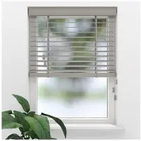 Soluna Bamboe Houten Jaloezie - Easy Natural - 50 mm - Light Grey - 200 x 240 cm - Maten van 50 t/m 250 cm breed