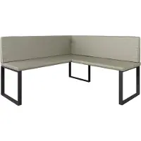 Vicco Ravon Eetkamerhoekbank – 150 x 150 cm Kasjmier
