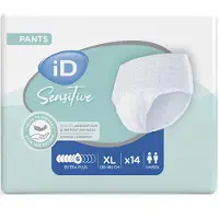 Ontex iD iD Sensitive Pants Extra Plus XL - 8 pakken van 14 stuks