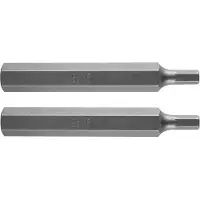 GRUPA TOPEX - HEX Eindstuk - 5mm - 75mm - Stalen Legering S2