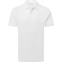 Asquith & Fox Heren Premium gemerceriseerd katoenen poloshirt (Wit)