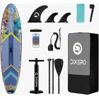 Coil SUP-board - Opblaasbaar SUP-set – Complete set voor stand-up paddleboarden - met peddel - met pomp - waterdichte telefoonhoesje - Stabiel - 335 cm - 170 kg - Paars