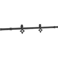 vidaXL Schuifdeur NARVIK Naturel en Zwart 85 x 210 cm (152,5 cm)