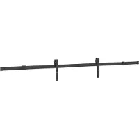 vidaXL Schuifdeur NARVIK 70 x 210 cm (213,5 cm) Naturel en Zwart