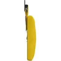 vidaXL Hangend hoofdbord Met LED-verlichting Geel Fluweel
