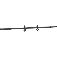 vidaXL Schuifdeur NARVIK Naturel en Zwart 70 x 210 cm (213,5 cm)