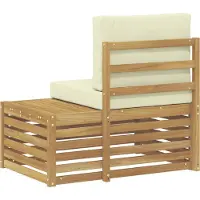 vidaXL Buiten Sectie Sofa Eenheden Wit en crèmekleurig 91 x 63 x 73 cm