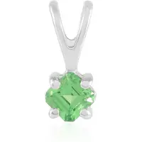 Cavill - Zilver Hanger - 925 Sterling Gerhodineerd - Lemshuku Tsavoriet 0,288 ct - Vierkant Asscher Slijpvorm - Modern Juweel Tanzania