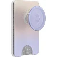 PopSockets , PopWallet MagSafe Houder voor Smartphone met Geïntegreerde Kaarthouder, Paars
