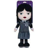 Wednesday Pluche Knuffel 32 cm - The Addams Family Plush Toy - Speelgoed Knuffels voor Kinderen Jongens Meisjes