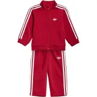 Adidas Joggingpak 'Firebird' rood / wit