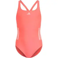 Adidas Sportieve badmode '3-Stripes C-Back Swimsuit' framboos / pastelrood