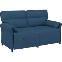 vidaXL Bank 100% polyester metalen frame MDF, Multiplex