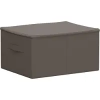 vidaXL Opbergbox 24 st Nonwoven stof 50 x 30 x 25 cm 37,5 L Grijs