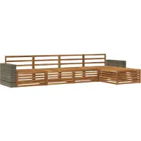 vidaXL Buiten bank set 5 st Naturel Massief Acacia Hout