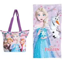 Disney Frozen strandset; strandtas en strandlaken