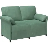 vidaXL 2-Zits Sofa Zeegroen 138 x 83 x 95 cm Fluweel