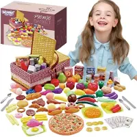 Woopie Picknickmand Fruit Groenten Fastfood Set Xxl 103 St. - UNI