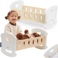 Vigatoys Viga Houten Poppenwieg Met Hart - UNI