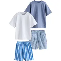 Next Nachtkledij blauw / navy / duifblauw / wit