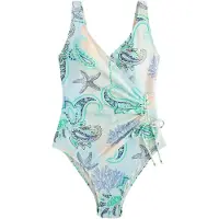 Next Shaping-badpak lichtblauw / donkerblauw / jade groen / perzik