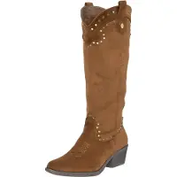 Salinyang Cowboylaarzen cognac / goud