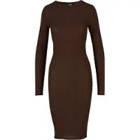 Urban Classics Jurk bruin