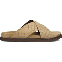 Stefano lauran Heren Slippers 26001 - Camel - Maat 46