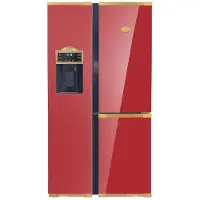 Kaiser Retro- koelkast- Side-by-side KS 90300 AD Bio- bordeaux, No Frost 538 L 183 cm