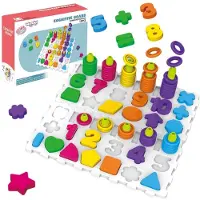 Woopie Montessori puzzelsorteerder hersentraining letters cijfers 139 stuks - UNI
