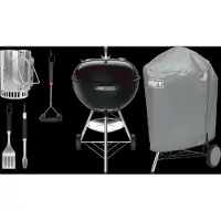 Weber Original Kettle 57 cm Noir Kit de Démarrage