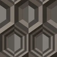 Dutch Wallcoverings vliesbehang retro - grijs/beige