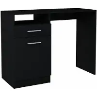 UFC BODO DSP Serie - Bureau - 100cm - Zwart - Met Schuiflade en Kast