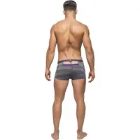 Male Power Heather Haze - Cutout Short grey M